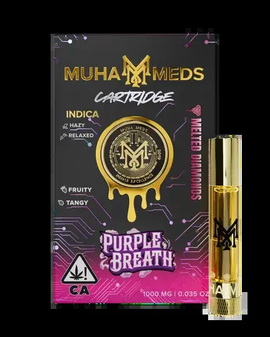 Purple Breath Melted Diamonds Cartridge 1g