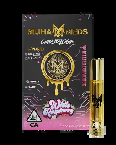 White Raspberry Melted Diamonds Cartridge 1g
