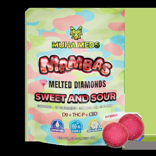Sweet & Sour Melted Diamonds Gummies