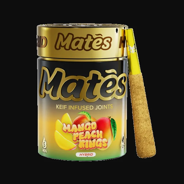Mango Peach Rings THC-A Mates Pre-Rolls 5-Pack